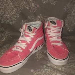 Pink High top Vans